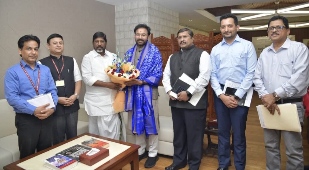 💥💥💥కేంద్ర బొగ్గు, గనుల శాఖ మంత్రి జి. కిషన్ రెడ్డితో ఉప ముఖ్యమంత్రి భట్టి విక్రమార్క మల్లు సమావేశం💥💥💥 1000393883